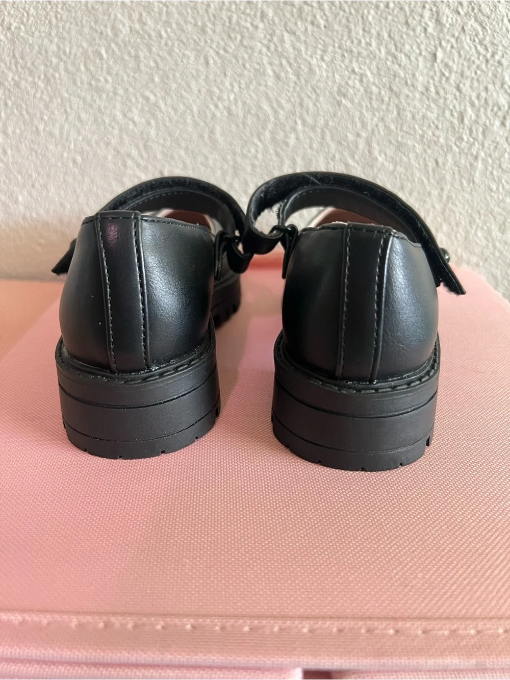 The Children's Place Black Mary Jane Lug Sole Dress Shoes